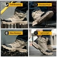 thumbnail image 6 of Steel Toe Boots for Men Work Safety Boots Indestructible Shoes Industrial Construction Boot Comfortable Puncture Resistant Lightweight Work Boots, 6 of 13
