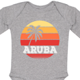 thumbnail image 4 of Inktastic Aruba Vacation Boys or Girls Long Sleeve Baby Bodysuit, 4 of 5