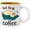 But First Coffee, variant on Silver Buffalo Disney Mickey Mouse Aw Shucks Whoopee Enamel Camper Mug, 21 Ounces