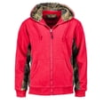 thumbnail image 2 of TrailCrest Women's Camo Hooded Sweatshirt, Small, Coral, 2 of 3