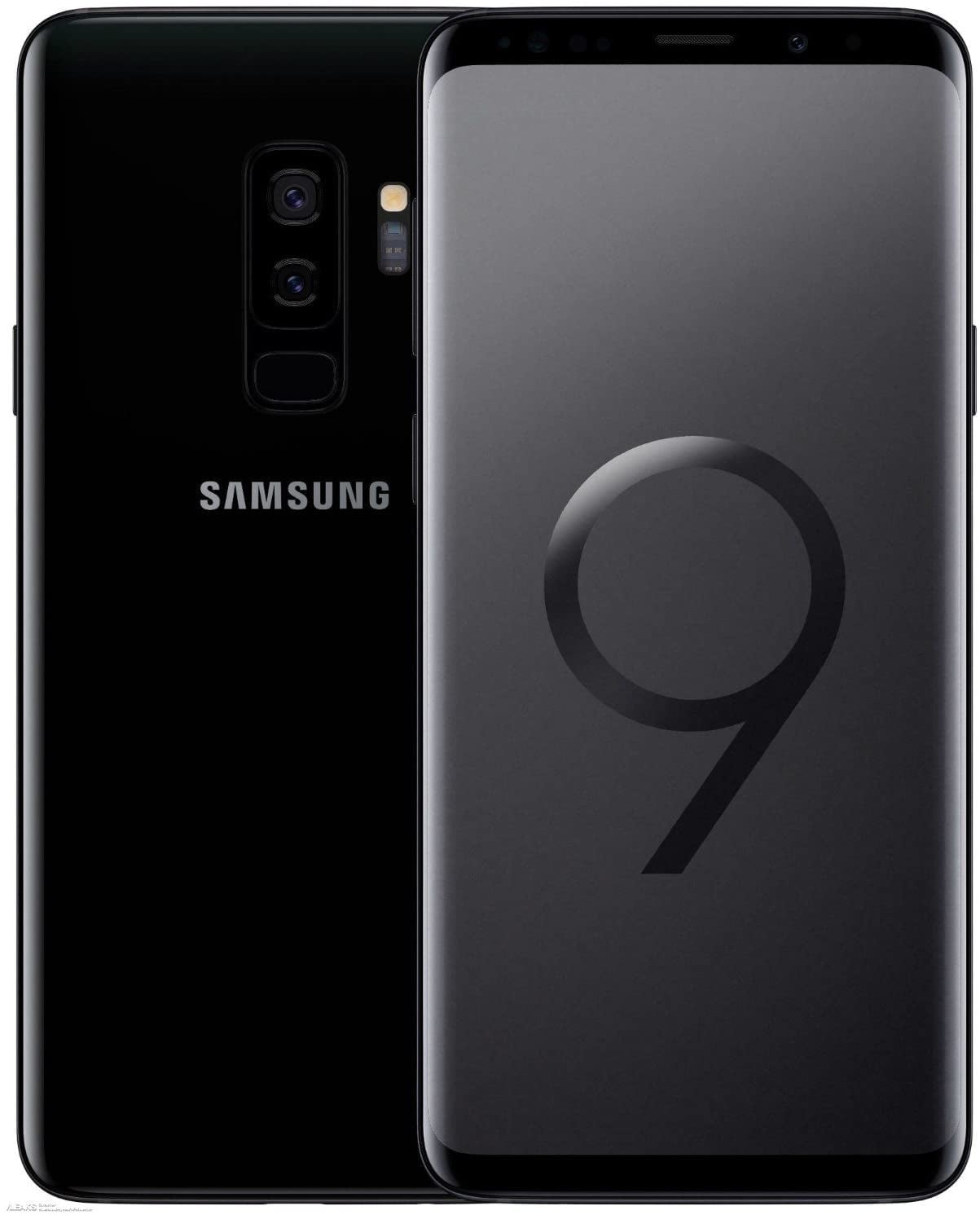 Samsung Galaxy S9+, 64GB, Midnight Black -Fully Unlocked (Renewed
