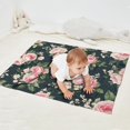 thumbnail image 2 of Pioneer Flower Blanket,Comfortable Soft Flannel Throw Blanket,All Season,Warm Lightweight Blankets for Sofa Bed Couch Living Room Chair,30"x40"(80x100cm), 2 of 4