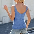 thumbnail image 6 of AherBiu Summer Tank Tops for Women Low Cut Sleeveless Hollow Beach Camisole Shirts Knitted Tanks, 6 of 8