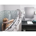thumbnail image 2 of Moen DN2141BL Matte black adjustable curved shower rod, 2 of 7