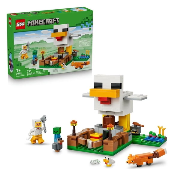 Set LEGO Minecraft La Granja de Gallinas Juguete 21585