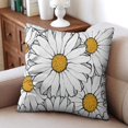 thumbnail image 4 of Elevate Your Outdoor Decor with Modern Boho Blue Linen Throw Pillow Covers - 16x16 inch Set of 2 Cushions Perfect for Couch, Sofa, Living Room, 4 of 7