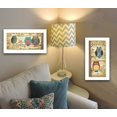 thumbnail image 4 of Vignette 2 Pcs "Whimsical Owls" par Annie LaPoint, Cadre Blanc, 4 of 4
