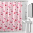 thumbnail image 3 of Shower Curtain for Bathroom Summer Flaming Birds on Pink Waterproof Bath Curtains Shower Curtains with Hooks,Cute Animals Bathroom Curtain Privacy Drapes for Bathtubs Toilet 36x72in, 3 of 9