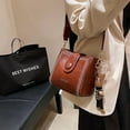 thumbnail image 3 of Women's new fashion shoulder bag messenger bag bucket bag ladies retro tote bag women's bag, 3 of 5