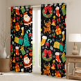 thumbnail image 2 of Feelyou Santa Claus Blackout Curtains Set of 2 (52x84 Each) for Teen, Vintage Xmas Gifts Window Curtains, Merry Christmas Curtains and Drapes, Window Curtains Home Decor, 2 of 6