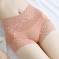 thumbnail image 6 of VISALY Tummy Control Pantie Seamless Underwear Womens High Waist Butt Lifter Body Shaper Panty Ladies Slim Waist Trainer Pants Butt Lifting Panties No Show Panties High Waisted Underwear Pink M, 6 of 9