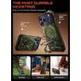 thumbnail image 4 of SUPCASE Magnetic Phone Case for iPhone 18 Pro Max & iPhone 17 Pro Max, Military-Grade Protection MagSafe Shell with Stand, w/ Camera Control Anti-Slip Grip Case, Heavy Duty Rugged Magnetic Phone Case, 4 of 10