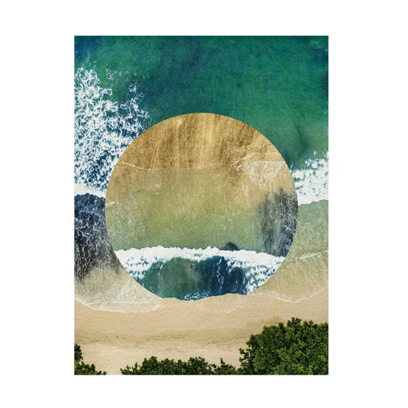 Trademark Fine Art Grace Popp  Breaking Shore IV Canvas Wall Art