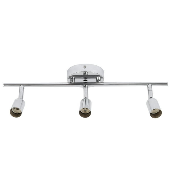 EGNMCR 3 Light Steel GU10 Spot-Bar Ceiling Fitting Industrial Light ceiling light
