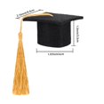 thumbnail image 2 of Graduation Caps Decor With Colorful Tassels Graduation Party Supplies Graduation Party Bottle Topper Decoration, 2 of 5