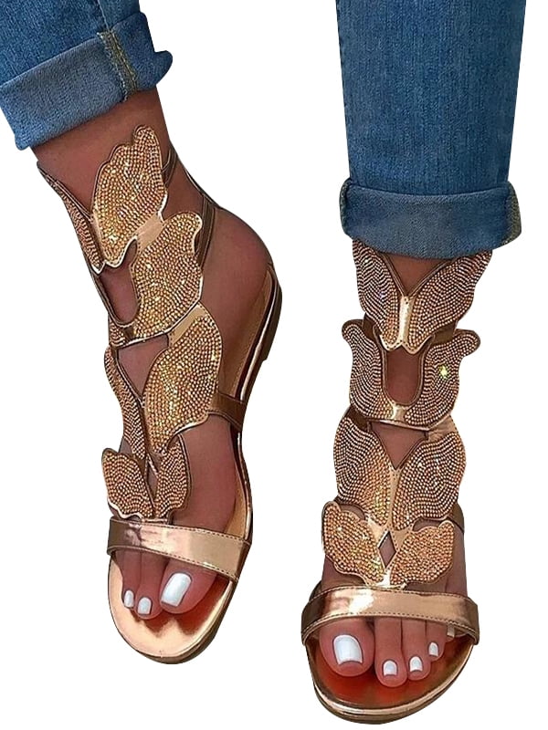 Smilkoo Womens Gladiator Ankle Strap 