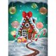 thumbnail image 1 of Diamante pintura 5D taladro redondo completo mosaico DIY caramelo nieve casa Kit decoración de la pared Hugtrwg Para estrenar, 1 of 9