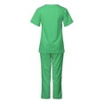 thumbnail image 2 of Uniforme Médical pour Femmes Ensemble Haut+pantalon Infirmière Dentiste 2 Pcs, 2 of 4