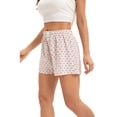 thumbnail image 3 of Womens Boxer Shorts Casual Summer Pajama Lounge Sleep Pj Gingham Plaid Shorts Beach Bottoms, 3 of 6