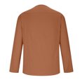 thumbnail image 4 of LWITHSZG Long Sleeve Shirts for Men Big and Tall Crewneck Sweatshirt Fall Fashion Printed Graphic Tees Casual Loose Lightweight Athletic Tops Size XXL, 4 of 5