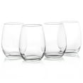 thumbnail image 5 of Martha Stewart Everyday 4 Piece 19oz Stemless Wine Glass Set, 5 of 6
