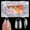 Medium Oval, variant on Medium Oval Tips, 360 count Gel Tips Oval Mediun Nails, Full Cover Clear 15 Size Nails Tips for Extensions, Press Nails Making