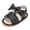 A03/Black, variant on Bonario Baby Girls Sandals Rubber Sole Infant Summer Bow-Knot Shoes for First Walker 0-18 Months
