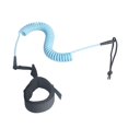 thumbnail image 4 of Vsenkes Coiled Surfboard Leash Lightweight Paddle Leash for Outdoor Shortboard Kayak Blue, 4 of 9