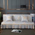 thumbnail image 4 of Venta caliente de alta gama gruesa plegable sofá cama cubierta sin reposabrazos sofá toalla, universal cubierta completa antideslizante sofá chaise cojín, 4 of 5