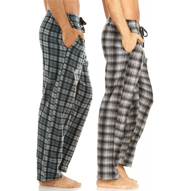 Daresay - DARESAY Men's Microfleece Pajama Pants/Lounge Wear Pockets, 2-Pack, Medium - Walmart