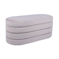 thumbnail image 2 of Large Ottomans, Velvet Ottoman Bench with Storage, Taupe, Taupe Ottomans With Storage,Mdf,Velvet Fabric Ottomans, Furniture Primary Living Space Ottomans, 2 of 11