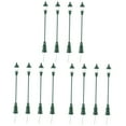 thumbnail image 4 of 3 Count Model Garden Light Solar Post Lights Fairy Lamp Mini Toys House Street Child Green, 4 of 8