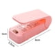 thumbnail image 4 of Mini sellador de calefacción, selladores de alimentos al vacío, prensa manual, sellador de aperitivos (rosa) JShteea Libre de BPA, 4 of 4