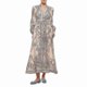 thumbnail image 2 of Linen Midi Dress with Plunge Neckline and Stylish Design for Women, 2 of 5