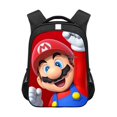 thumbnail image 2 of Mochila ortopédica de Super Mario para niños y niñas, morral escolar compuesto de princesa melocotón para estudiantes de primaria QYM unisex, 2 of 2