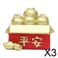 thumbnail image 1 of Estatuilla de dinero chino,Estatuilla de dinero chino 2024 Año nuevo chino,Adornos del festival de primavera Decoración de mesa para adultos,Adorno de la para el regalo de resina del, 1 of 8
