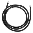 thumbnail image 1 of Cables de batería de inversor de 2 AWG de 3/8" Lug, cobre estañado, 1 pieza, negro, 9 pies, 1 of 7