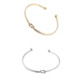 thumbnail image 1 of Brazalete Abierto Zulema Doble Alambre Mujer 2 Piezas, 1 of 8