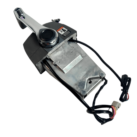 Outboard Engine Top Single Mount Remote Control Box 5006186 Boat Throttle Control Fit for BRP Evinrude or Johnson Outboard MotorWith key  With Trim Switch No Main Harness
