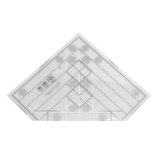Grids Quilt Ruler, Increase Efficiency Household Sewing Ruler Acrylic Reusable Precise Scale For DIY Sewing Accessories