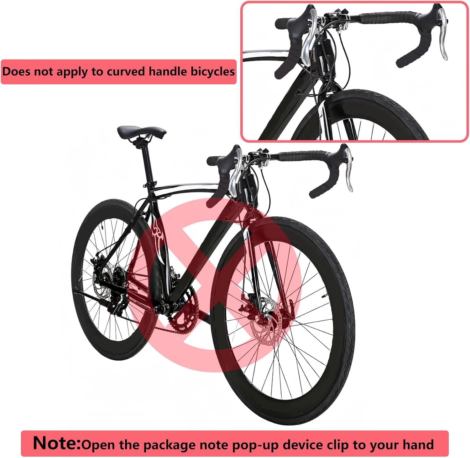 Folding Bike Basket, Lift-Off Front Bike Basket with Handles Easy Installation Rear Cargo Rack - Bicycle Bag for Mountain Bike Accessories