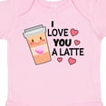 thumbnail image 4 of Inktastic I Love You a Latte with Coffee Cup Boys or Girls Baby Bodysuit, 4 of 5