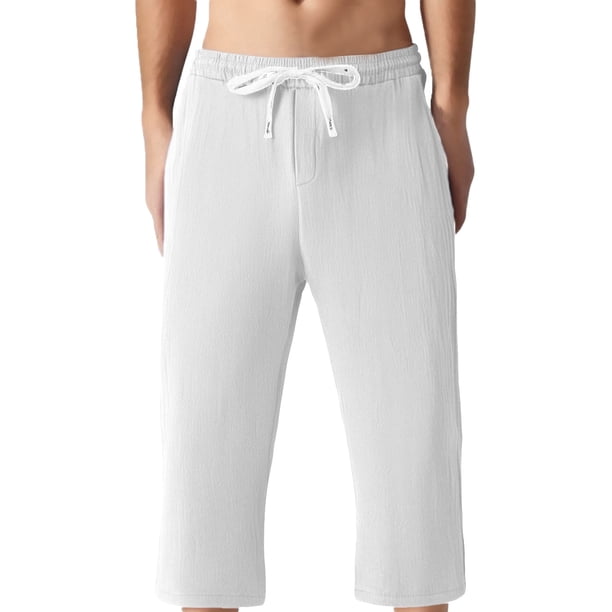 Pantalones informales para hombre para actividades al aire libre: cómodos para relajarse en verano y otoño