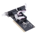 thumbnail image 2 of axGear High Speed 2 Ports Dual RS-232 DB9 Serial Port Controller Adapter Card, 2 of 7