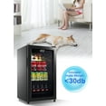 thumbnail image 3 of Krib Bling Beverage Refrigerator and Cooler, 120 Cans Mini Fridge for Soda, Beer, Wine, Small Drink Dispenser Machine for Home, Dorm, Office with Adjustable Wire Shelving, 3 of 10