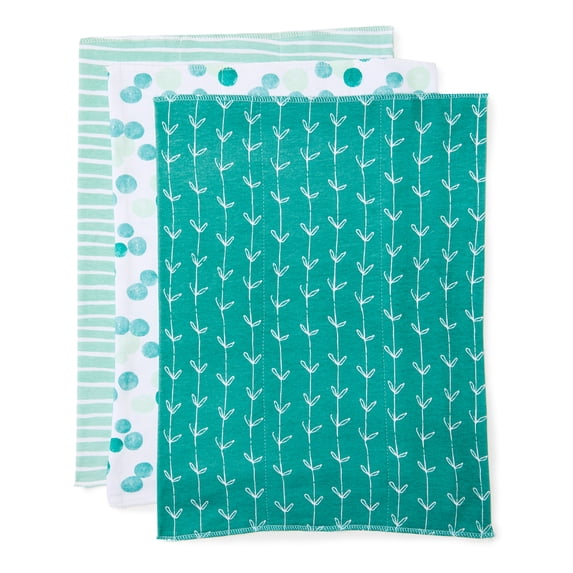 Spasilk Baby 3 Pack Cotton Burp Cloths