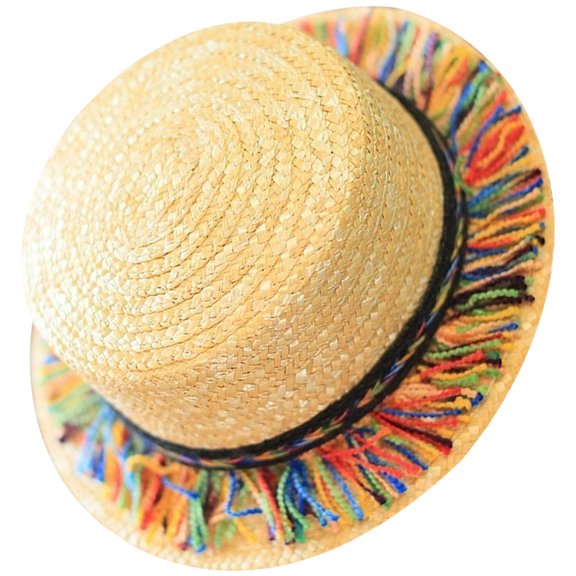 COOPHYA Wide Brim Straw Beach Hat for , Multifunctional and Portable Sun Hat for Outdoor Activities