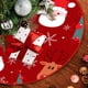thumbnail image 5 of Fiudx Liquidación De Decoración Del Hogar Por Menos De $5 Falda De Árbol De Navidad De 30 Pulgadas Faldas De Árbol De Copo De Nieve De Invierno Adornos De Árbol Navideño De Halloween De Navidad Roja, 5 of 7