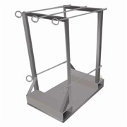 Manufacturer Varies Gas Cylinder Pallet,33" W,600 lb,Gray 19C157
