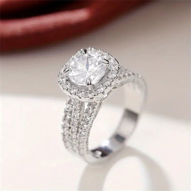 Anillos para mujer, regalos para mujer, anillo de moda, anillos de compromiso, compromiso, boda, cumpleaños, día de San Valentín, joyas, regalos, un anillo